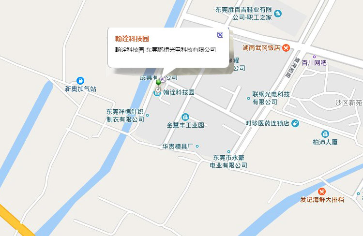 东莞鹏桥光电科技有限公司-公司地图
